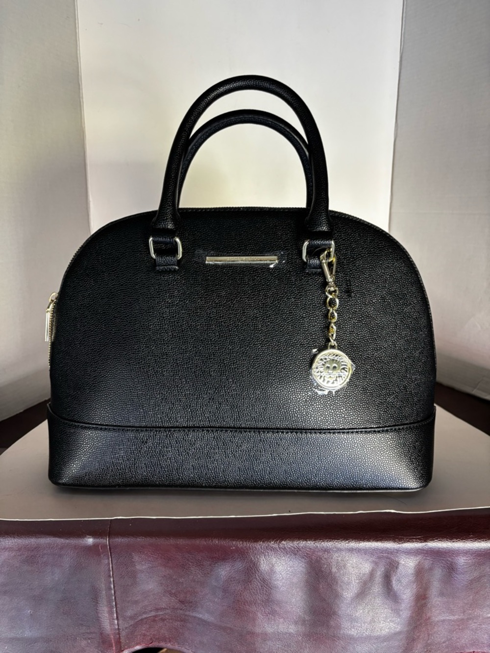 Anne Klein new  classical revival black purse 60475130-169